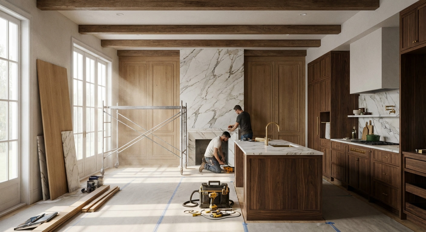 Proyecto de construcción comercial terminado